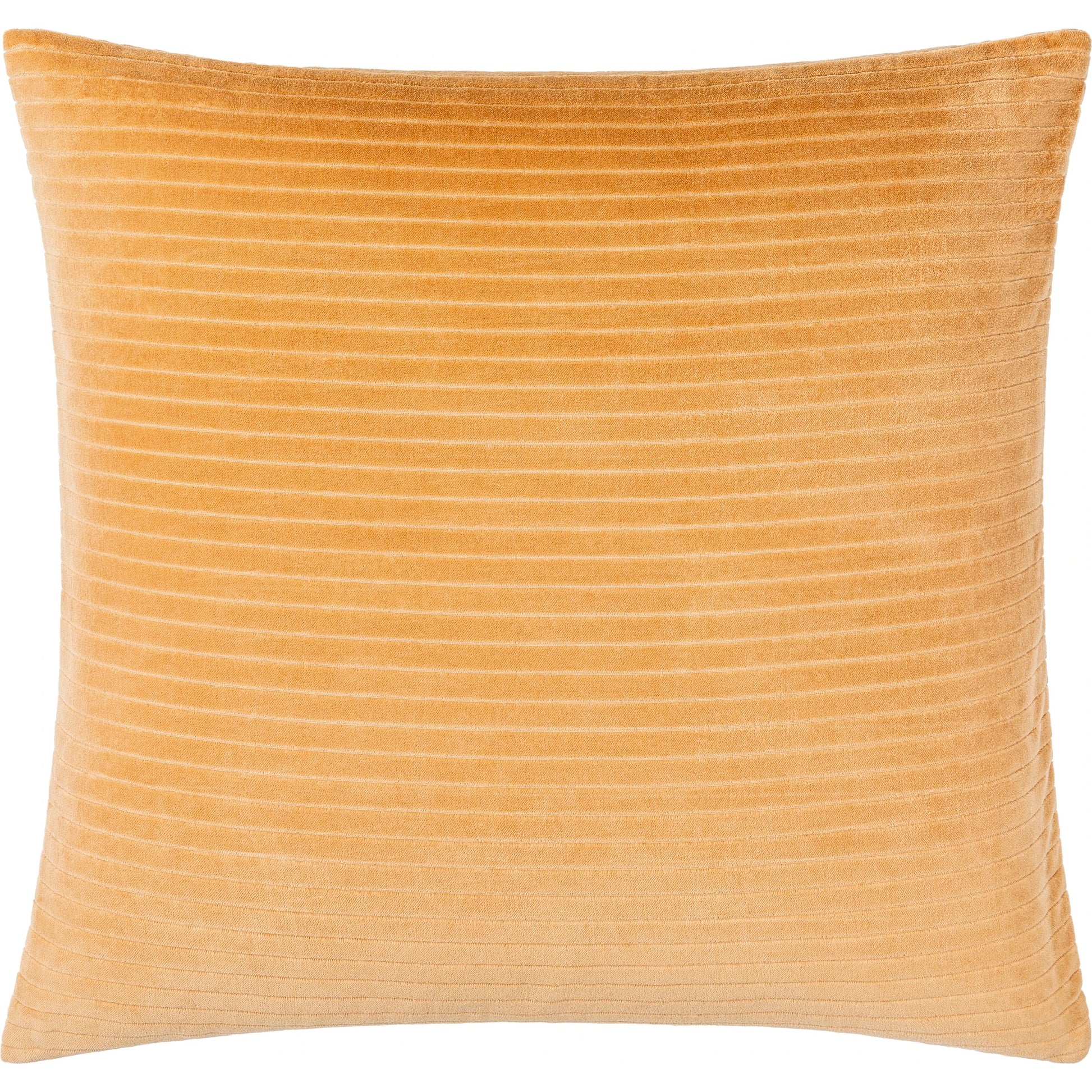 Cotton Velvet Stripes Pillow - 481617 by Surya. Made from front: 100% cotton, back: 100% cotton in a modern style.