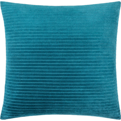 Cotton Velvet Stripes Pillow - 481617 by Surya. Made from front: 100% cotton, back: 100% cotton in a modern style.