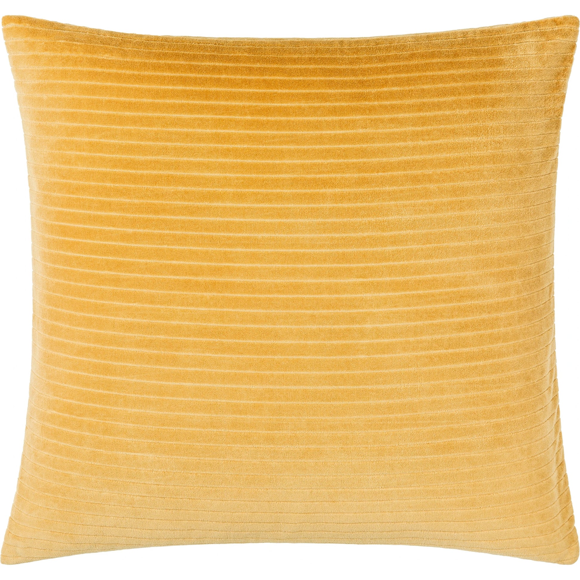 Cotton Velvet Stripes Pillow - 481617 by Surya. Made from front: 100% cotton, back: 100% cotton in a modern style.
