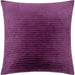 Cotton Velvet Stripes Pillow - 481617 by Surya. Made from front: 100% cotton, back: 100% cotton in a modern style.