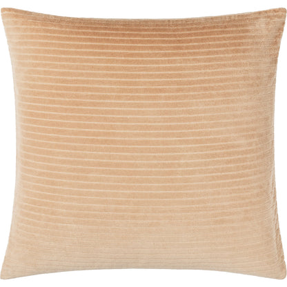 Cotton Velvet Stripes Pillow - 481617 by Surya. Made from front: 100% cotton, back: 100% cotton in a modern style.