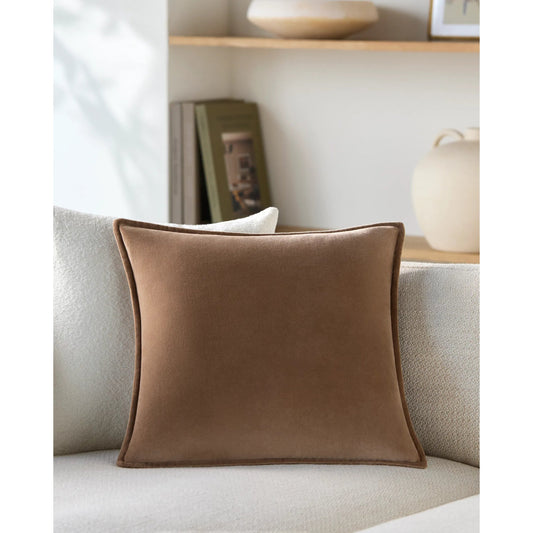 Cotton Velvet Pillow - 28780 by Surya. Made from cotton in a modern style.
