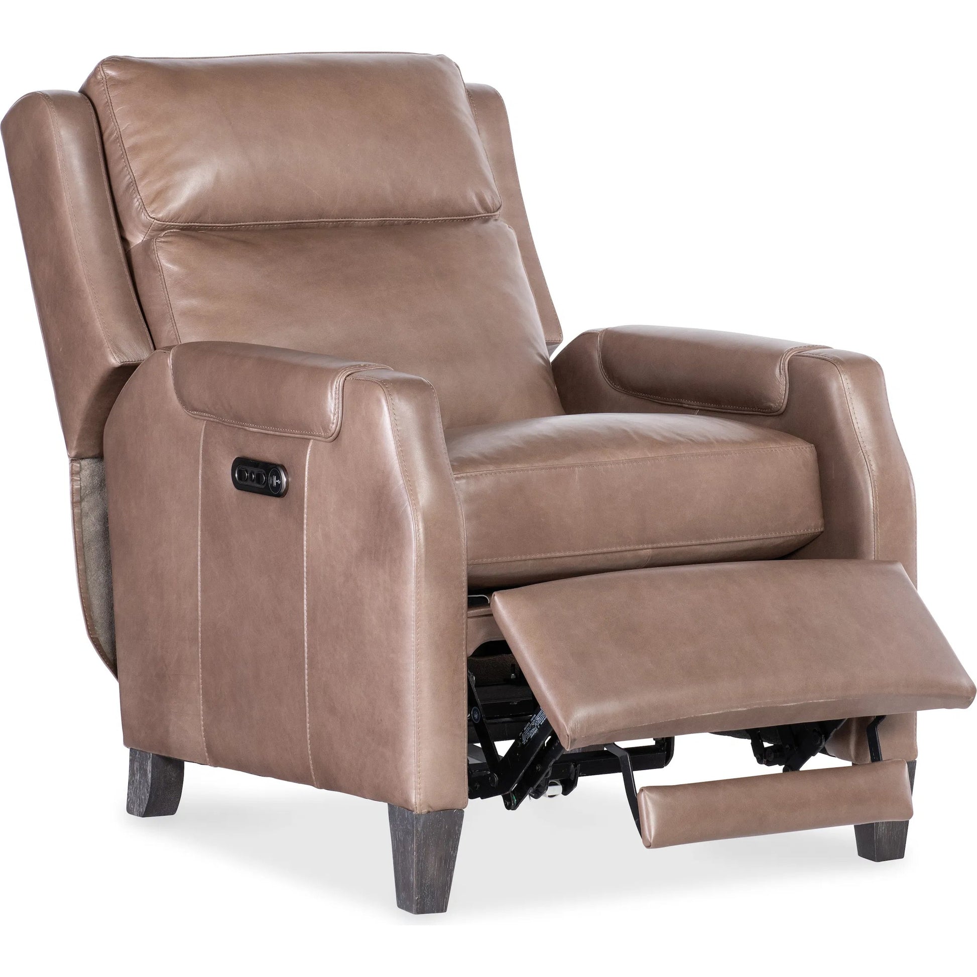 Nelson Power Recliner with Power Headrest by Hooker Furniture in dark wood. Made from unique in a traditional style.