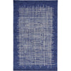 Blue, Ivory / 2' x 3'