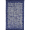 Blue, Ivory / 2' x 3'