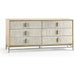 Water Clapotis Danish Cord Double Dresser by Jonathan Charles in beige. Made from unique in a transitional style.