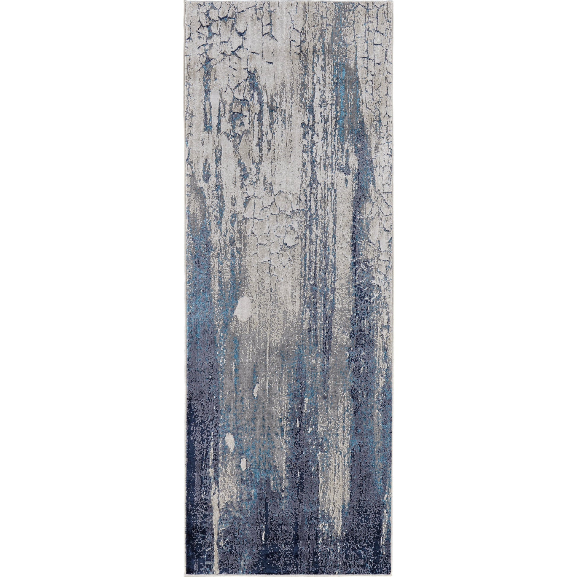 Indio Rug - 39H2F by Feizy in ivory, blue, black. Made from unique in a unique style.