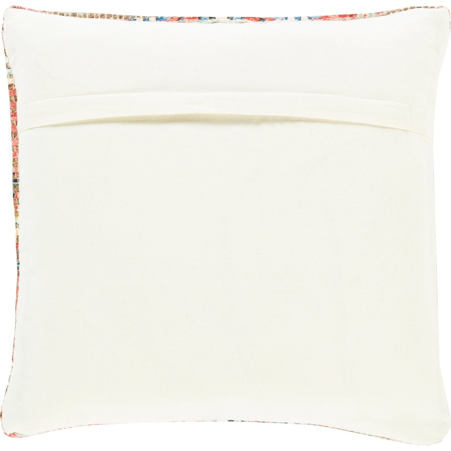 002 SI-1880125,SI-1880126 | Additional Silo | Coventry Pillow - 20641 by Livabliss in ivory, red. Made from 65% jute, 25% polyester, 10% cotton, 100% cotton in a eclectic & global style.