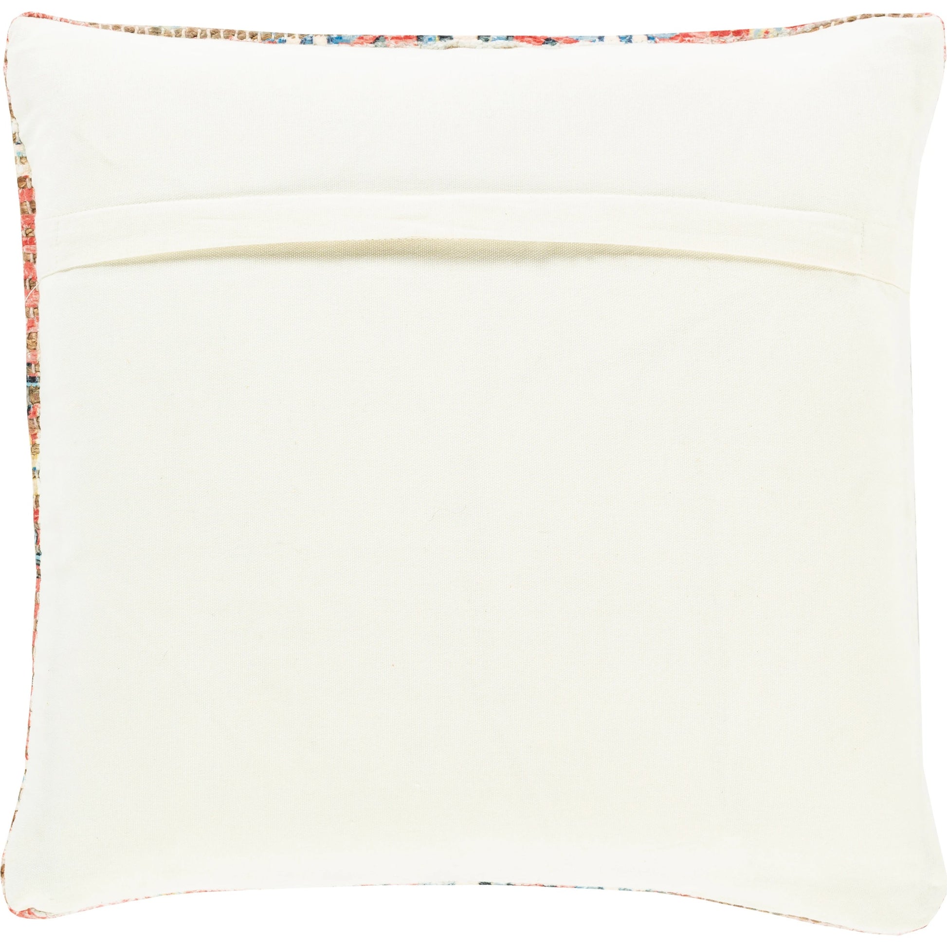 Coventry Pillow - 20641 by Livabliss in ivory, red. Made from 65% jute, 25% polyester, 10% cotton, 100% cotton in a eclectic & global style.