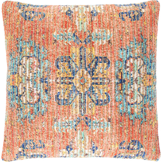 Coventry Pillow - 27180 by Surya in aqua, ivory. Made from 65% jute, 25% polyester, 10% cotton, 100% cotton in a eclectic & global style.