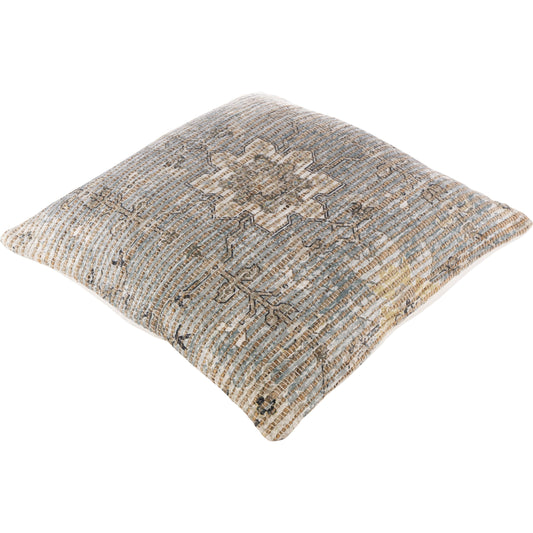 Coventry Pillow - 27876 by Livabliss in beige, ivory. Made from 65% jute, 25% polyester, 10% cotton, 100% cotton in a eclectic & global style.