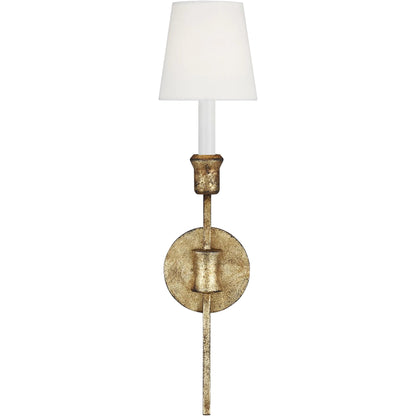 Westerly Sconce by Visual Comfort & Co. in antique gild. Made from steel in a unique style.