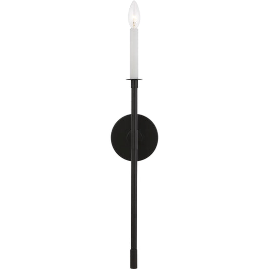 Bayview Sconce by Visual Comfort & Co. in aged iron. Made from steel in a unique style.