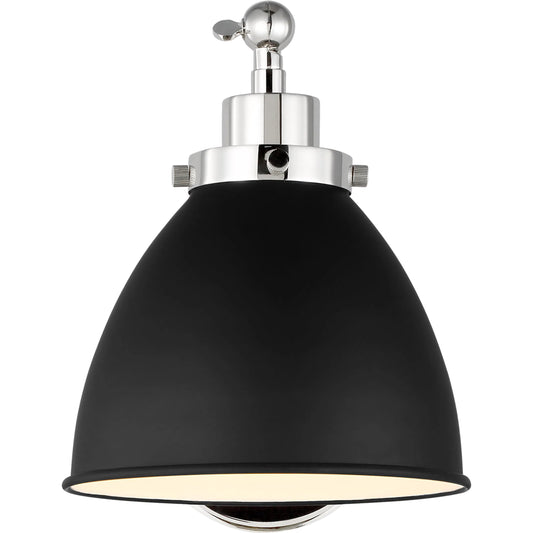 Wellfleet Single Arm Dome Task Sconce by Visual Comfort & Co.. Made from steel in a unique style.