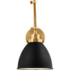 Midnight Black, Burnished Brass