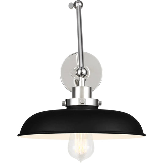 Wellfleet Double Arm Wide Task Sconce by Visual Comfort & Co.. Made from steel in a unique style.