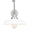 Matte White, Polished Nickel
