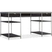 St. Armand Writing Desk by Hooker Furniture. Made from acacia solids with round metal tube, metal sheet in a modern style.