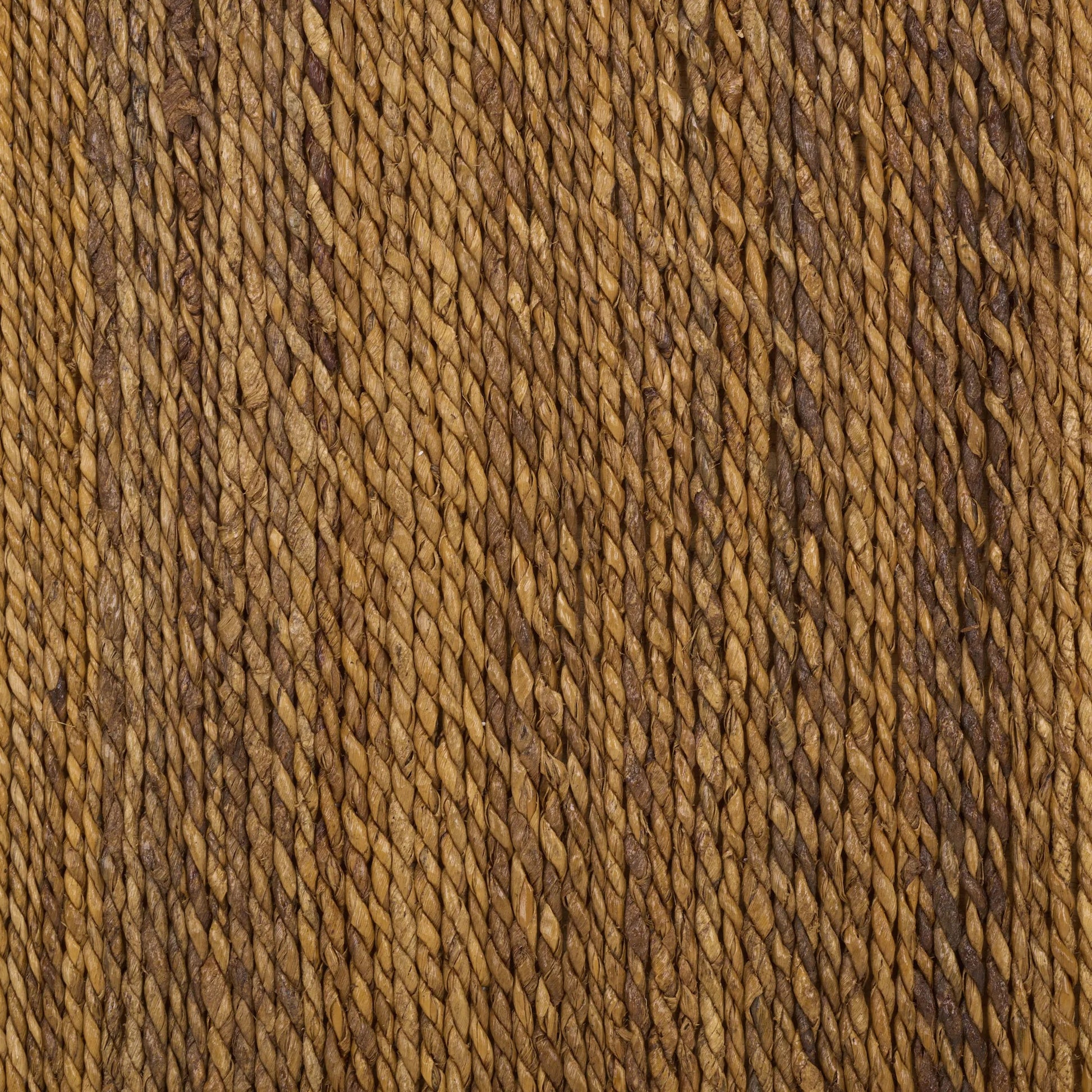 Hackberry Woven Abaca Bench by HedgeApple Essentials in natural. Made from mahogany wood, plywood, woven abaca in a unique style.