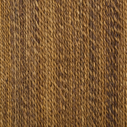 Hackberry Woven Abaca Bench by HedgeApple Essentials in natural. Made from mahogany wood, plywood, woven abaca in a unique style.