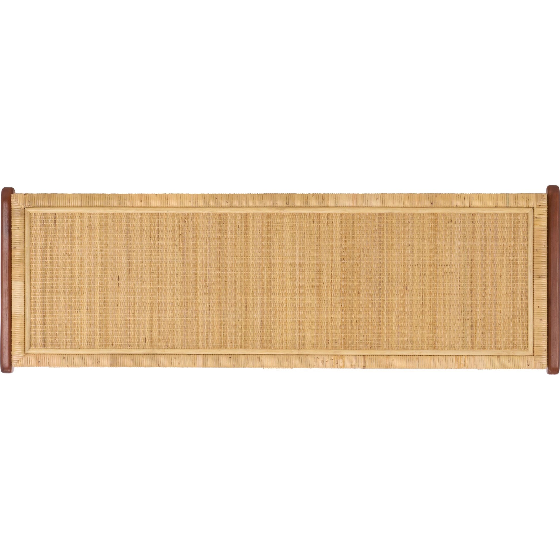 Addison Storage Trunk by HedgeApple Essentials in natural, walnut. Made from mahogany, sungkai, rattan peel in a rustic style.