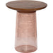 Colwyn End Table - 527916 by Surya. Made from top: mango wood, base: glass in a modern style.