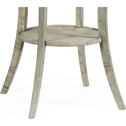 Casual Accents Country Walnut Quatrefoil Accent Table by Jonathan Charles. Made from acacia in a traditional style.