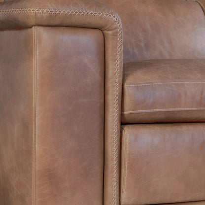 Lioni Leather 4-PIECE Power Motion Sectional by Bernhardt in brown. Made from leather in a unique style.