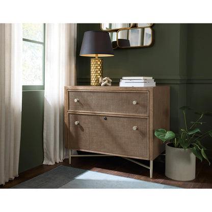 Sonnet Lateral File by Hooker Furniture in medium wood and wren. Made from unique in a transitional style.