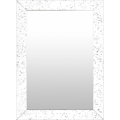 Crystalline - 27989 by Surya in metallic silver and antiqued. Made from mirror, manufactured wood in a modern style.