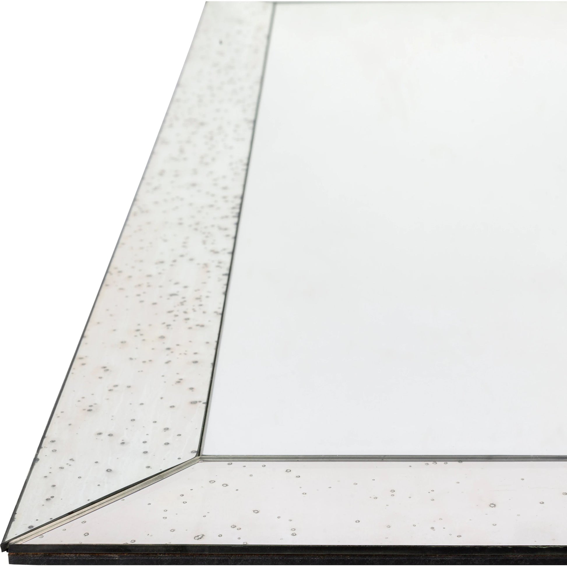 Crystalline - 27989 by Surya in metallic silver and antiqued. Made from mirror, manufactured wood in a modern style.