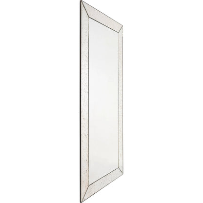 Crystalline - 27989 by Surya in metallic silver and antiqued. Made from mirror, manufactured wood in a modern style.