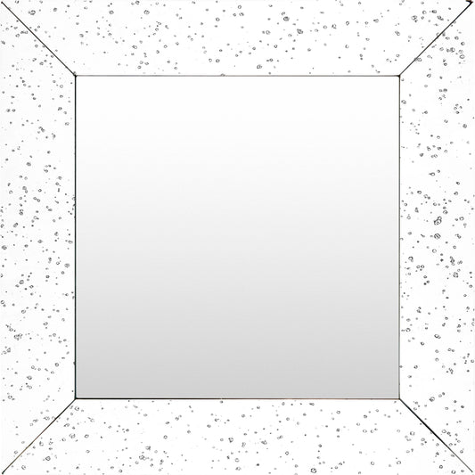 Crystalline - 27990 by Surya in metallic silver and antiqued. Made from mirror, manufactured wood in a modern style.