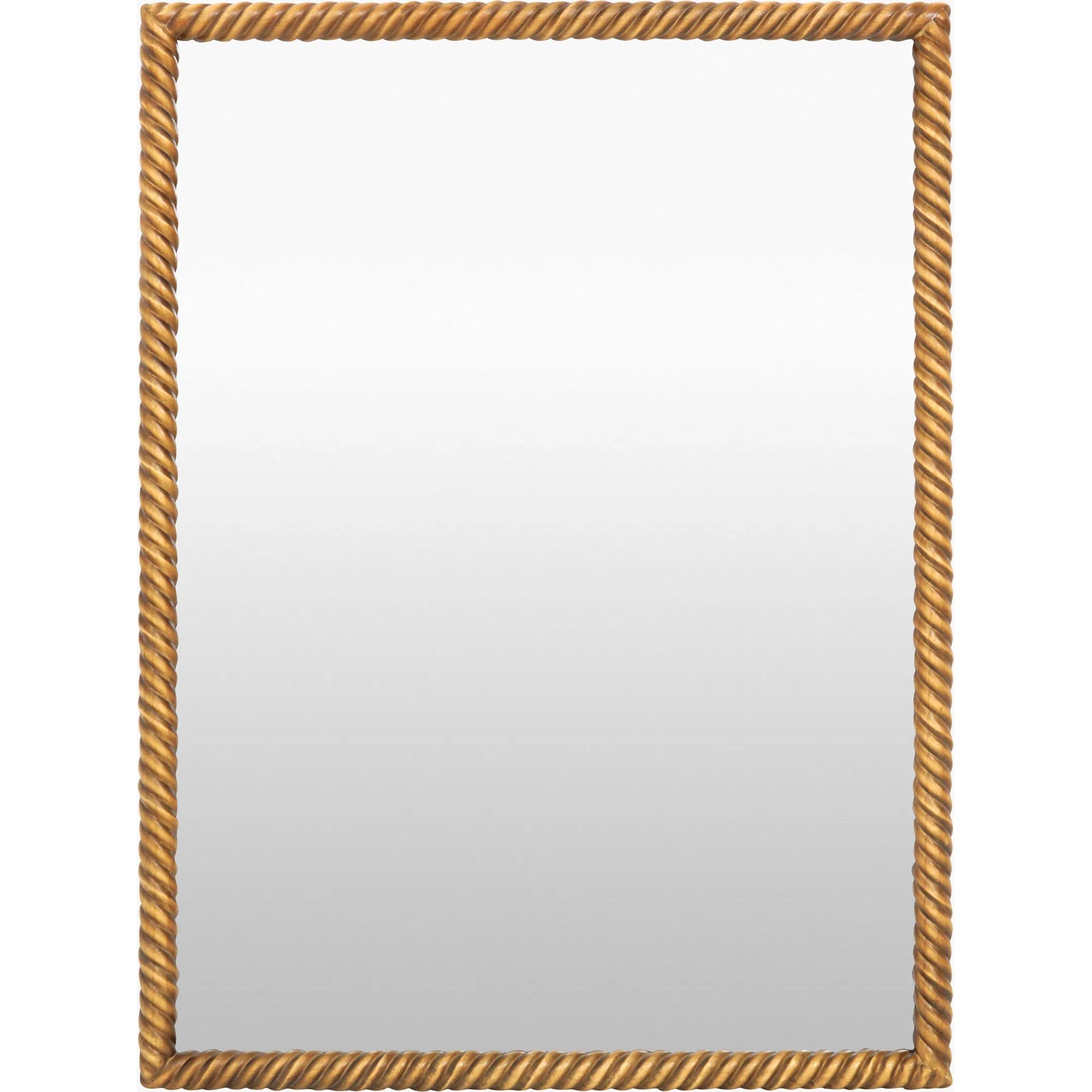 Calayan Accent Mirror by Livabliss in antiqued silver gray. Made from manufactured wood in a unique style.