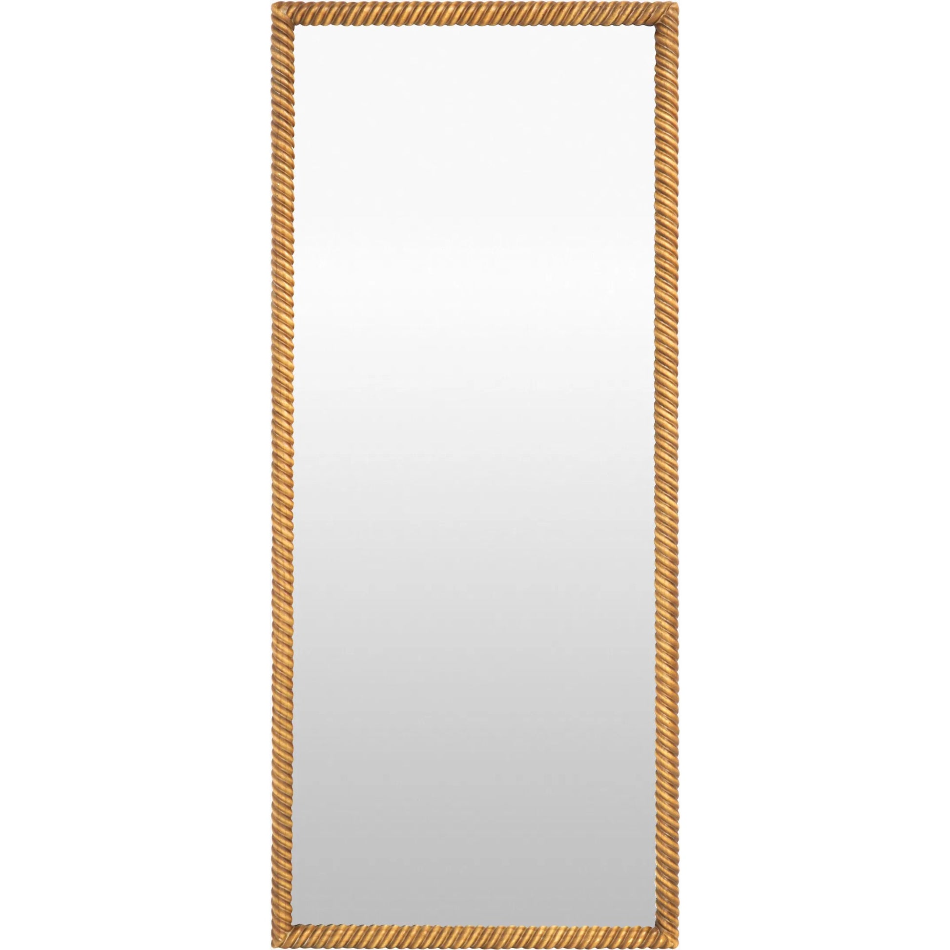 Calayan Full Length Mirror by Livabliss in antiqued silver gray. Made from manufactured wood in a unique style.