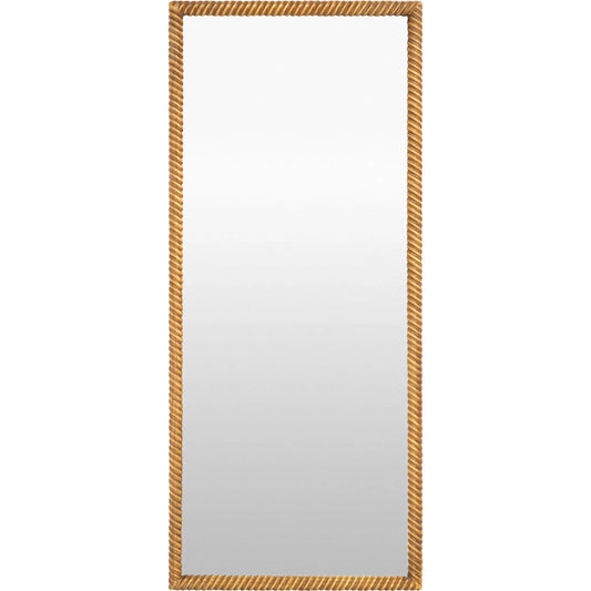 Calayan Full Length Mirror by Livabliss in antiqued silver gray. Made from manufactured wood in a unique style.
