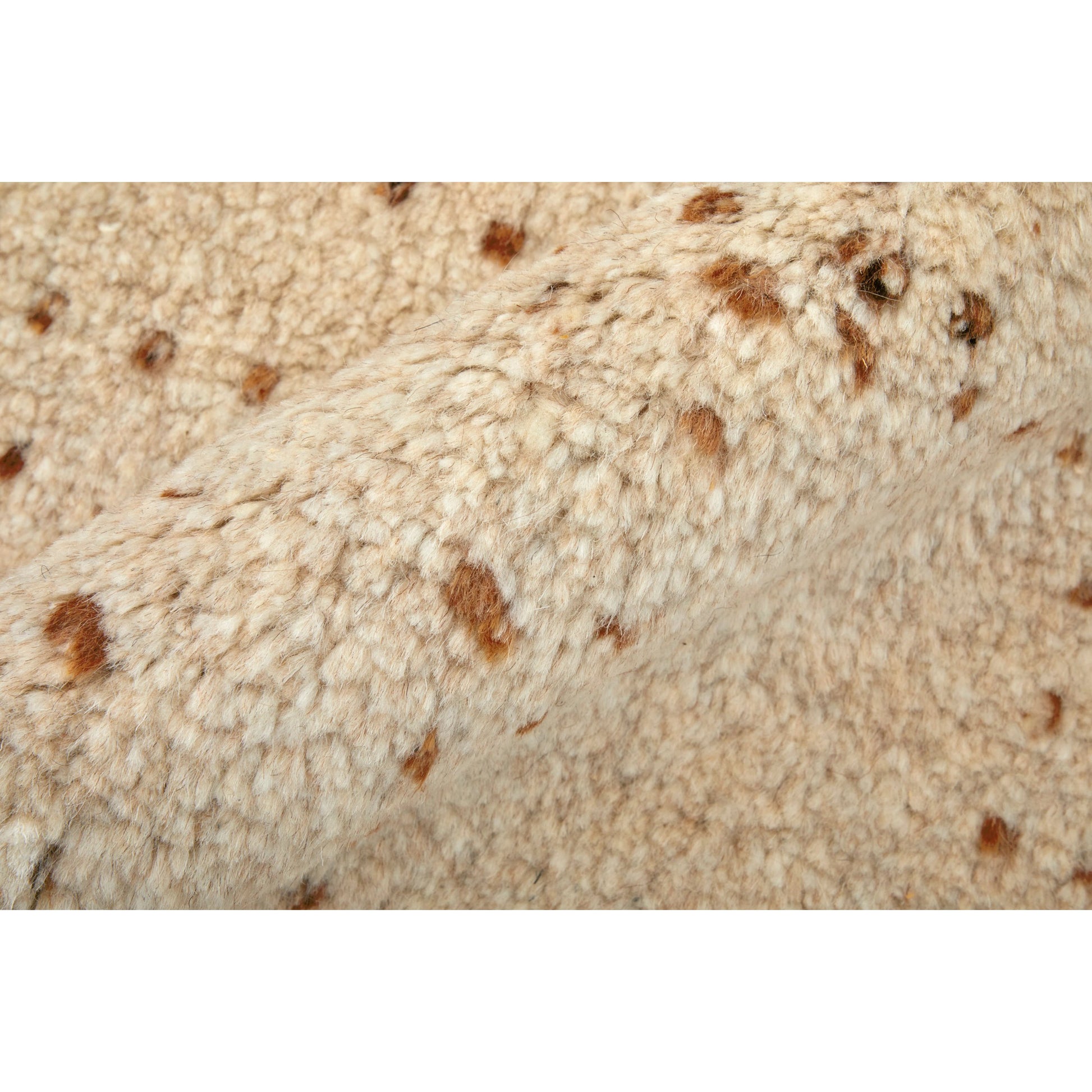 Truxel Polka Dots Rug - T26T6040 by Thom Felicia by Feizy Rugs in tan, brown. Made from wool in a unique style.