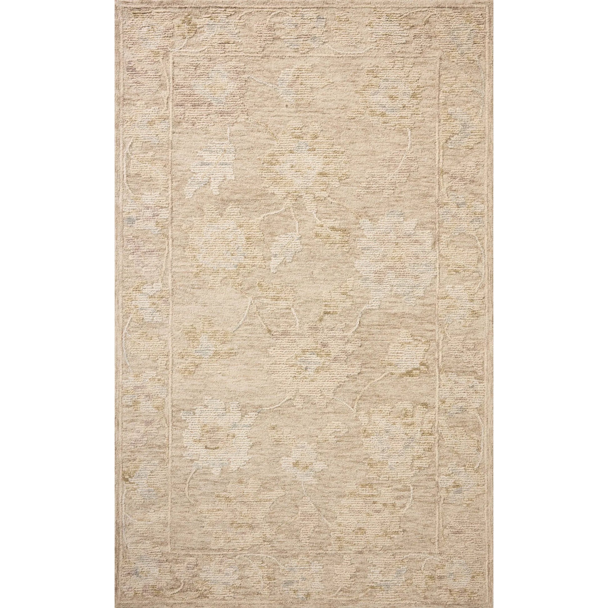 Cynthia CYN-01 Rug by Loloi in oatmeal, multi. Made from 80% wool, 20% cotton in a unique style.