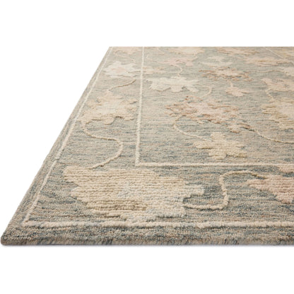 Cynthia CYN-03 Rug by Loloi in denim, blue. Made from 80% wool, 20% cotton in a unique style.
