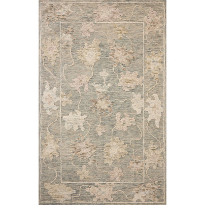 Cynthia CYN-03 Rug by Loloi in denim, blue. Made from 80% wool, 20% cotton in a unique style.