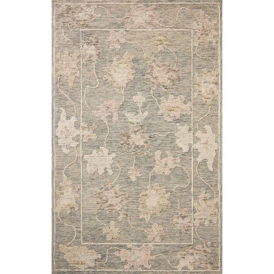Cynthia CYN-03 Rug by Loloi in denim, blue. Made from 80% wool, 20% cotton in a unique style.