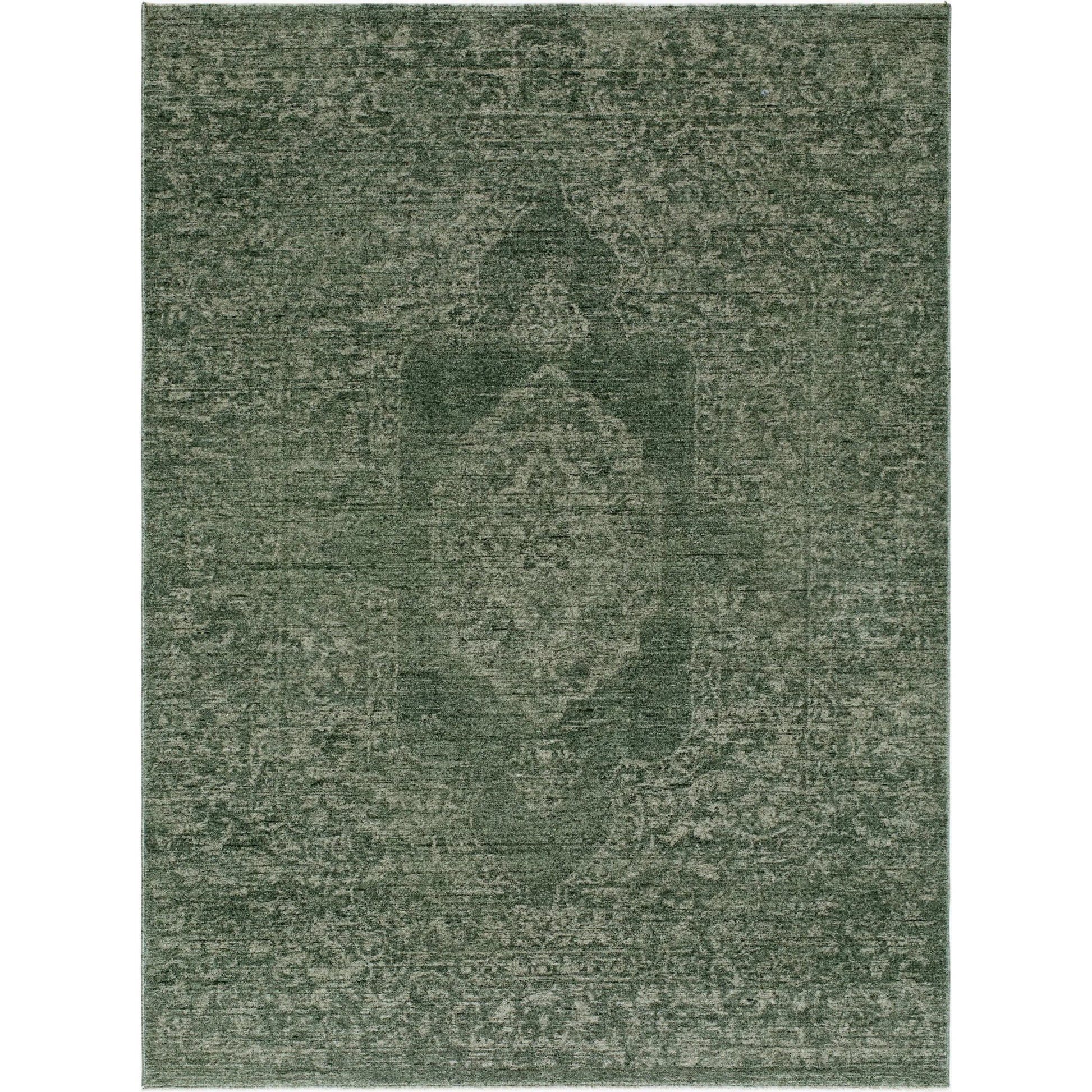 Cyrus CYR-2303 Rug by Livabliss in medium green, sage. Made from polyester in a unique style.