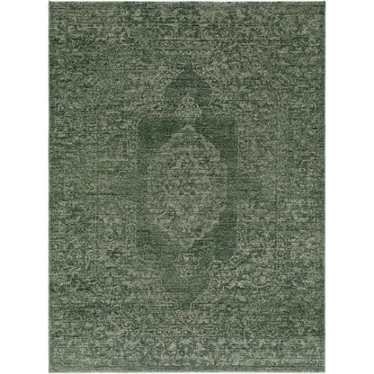 Cyrus CYR-2303 Rug by Livabliss in medium green, sage. Made from polyester in a unique style.