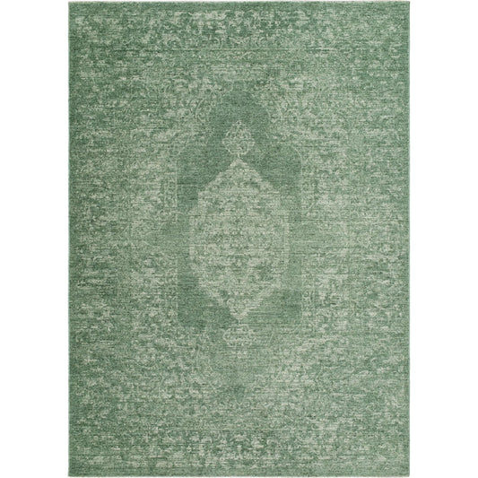 Cyrus CYR-2303 Rug by Livabliss in medium green, sage. Made from polyester in a unique style.