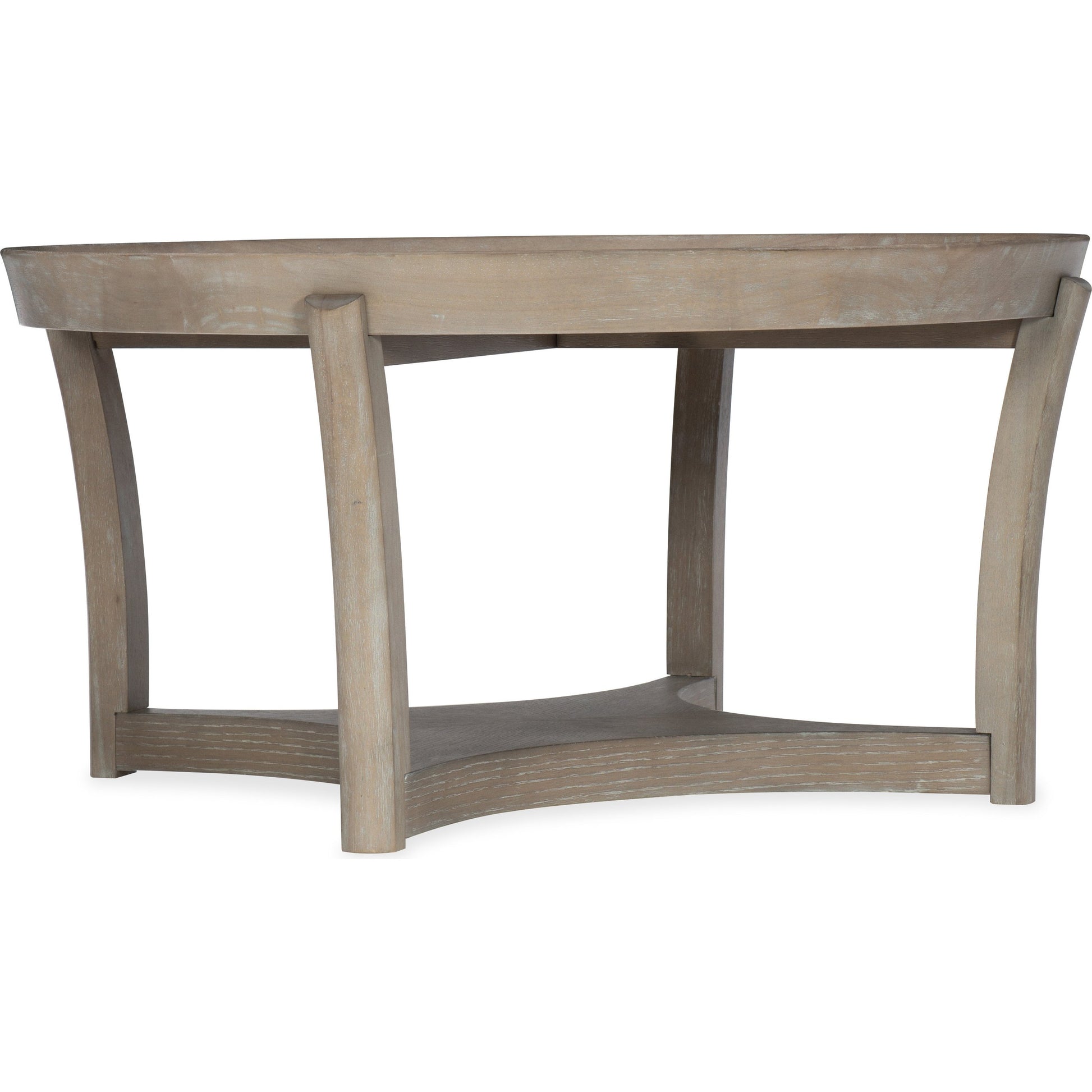 Affinity Cocktail Table by Hooker Furniture in greige. Made from oak veneers in a eclectic & global style.