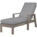 Laguna Outdoor Chaise Lounge by Sunset West in browns. Made from aluminum in a modern style.