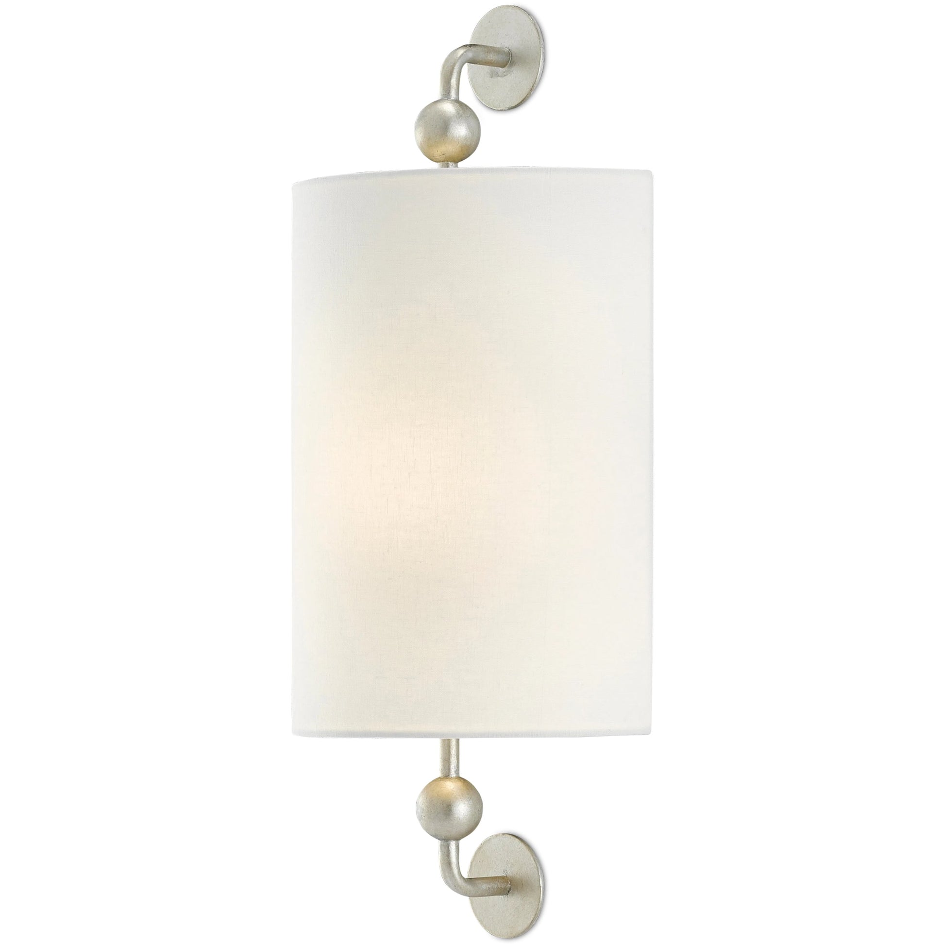Tavey Wall Sconce by Currey and Company in contemporary gold leaf. Made from wrought iron in a transitional style.