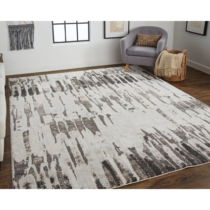 Vancouver Transitional Rug - 39FIF by Feizy. Made from 74% polypropylene frieze, 26% high bulk polyester in a unique style.