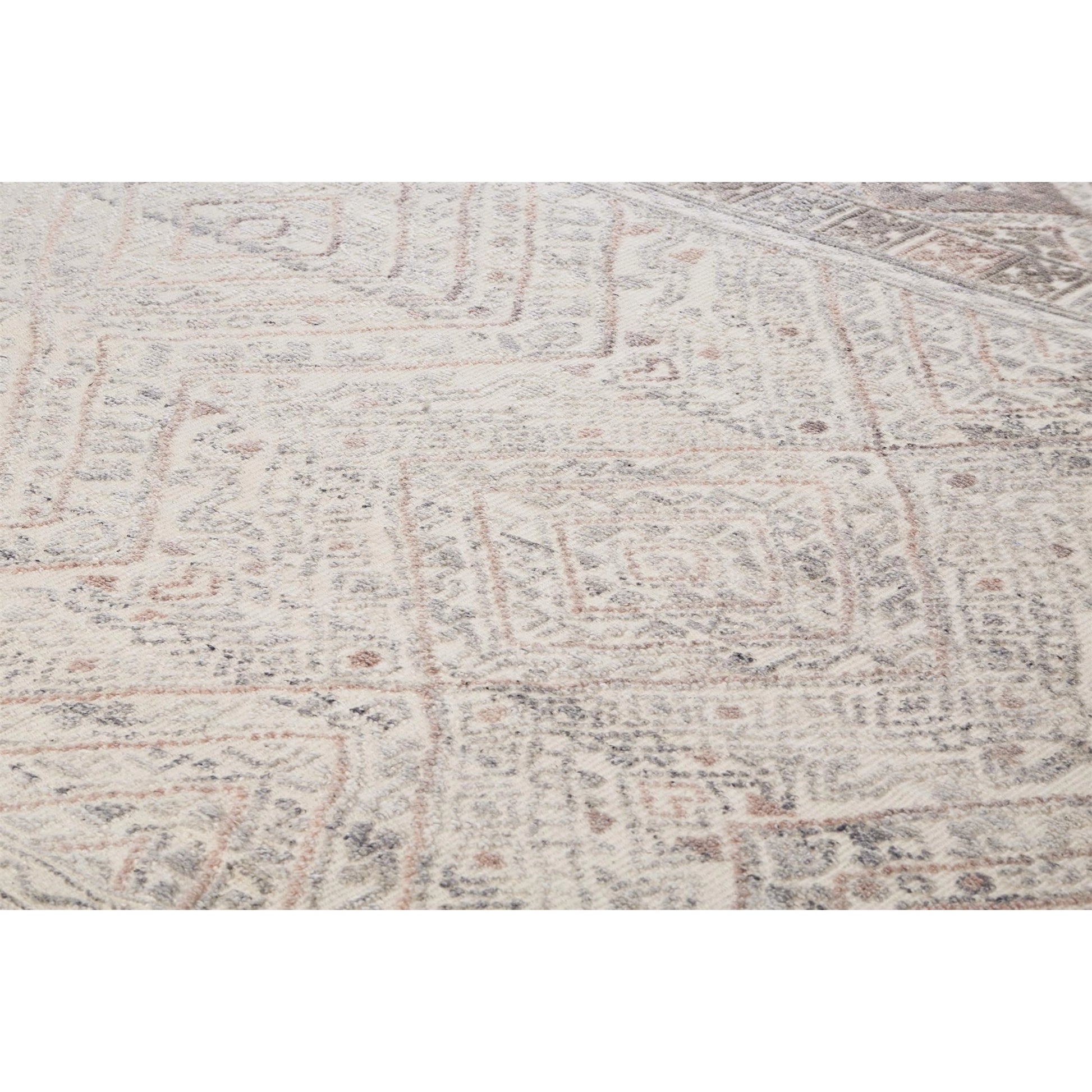 Payton Transitional Diamond Rug - 6495F by Feizy. Made from viscose, wool in a unique style.