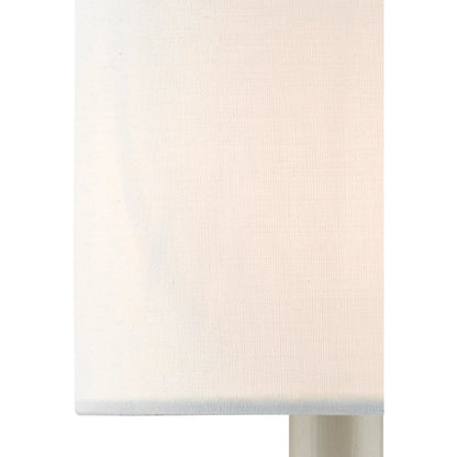 Shade by Currey and Company in white cotton. Made from cotton in a transitional style.